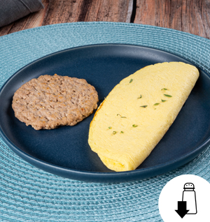 Western Omelet & Maple Sausage 